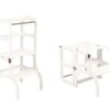 Ette Tete - Learning Tower / Leertoren - Inklapbaar Tot Tafel En Stoel - Wit