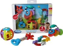 Playgro Geschenkset Kraamcadeau Kadoset Rammelaars - 4 Stuks