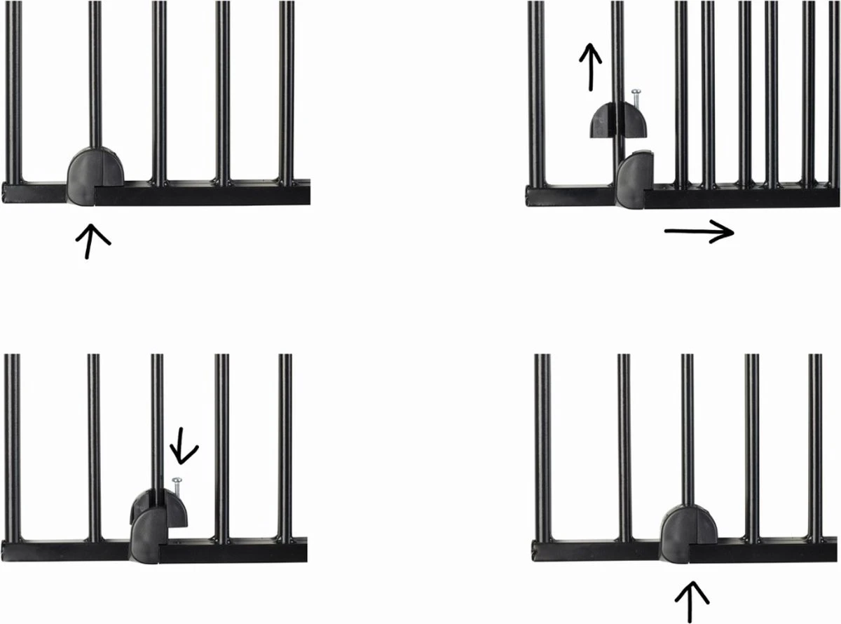 Babygo Safety BabySecure Wallfix Black Traphek 4062 5 Babygo Safety BabySecure Wallfix Black Traphek 4062 - Afbeelding 5