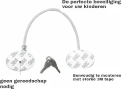 Merkloos M.W. Sloten-Rode Zeer Sterke 3M-Lade Slot-Kastenslot-Kinder Beveiliging-Deur Slot-Kinderslot Kastjes- Babyslot-Kinderslot -Pasgeborenen En Jonge Kinderen 1200x890 7