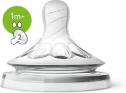 Philips AVENT Natural Speen - 1M+ - Langzame Toevoer - 2 Stuks -Pasgeborenen En Jonge Kinderen 1200x891 2