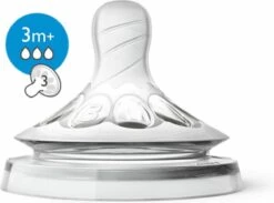 Philips Avent SCF043/27 Natural Speen - 3m+ - 2stuks -Pasgeborenen En Jonge Kinderen 1200x891