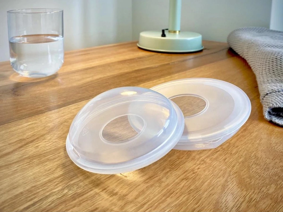 Youha® - Lekschalen - Borstschalen - Moedermelk Collector - Opvangen Van Borstmelk - Afkolven - BPA Vrij - Orgineel Youha Product - Set Van 2 Stuks 6 Youha® - Lekschalen - Borstschalen - Moedermelk Collector - Opvangen Van Borstmelk - Afkolven - BPA Vrij - Orgineel Youha Product - Set Van 2 Stuks - Afbeelding 6