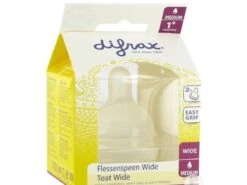Difrax Flessenspeen Wide Voor Brede Babyflessen - Maat Medium - 2 Stuks -Pasgeborenen En Jonge Kinderen 1200x900 7