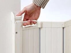 BabyDan Traphekje Deurhekje Harmonica Guard Me Creme 64.5 Tot 89 Cm -Pasgeborenen En Jonge Kinderen 1200x900 80