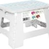 Kinder Opstapje Inklapbaar Wit - Splendole Toiletkrukje Opstapkrukje - 100 Kg