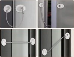 Deur - Raam Beveiliging Met Sterke 3M Tape & Reservesleutel - Wit Kast Lade Koelkast Slot - Baby Beveiliging -- Kinderslot Kinderbeveiliging - Raam Veiligheid 23 Deur - Raam Beveiliging Met Sterke 3M Tape & Reservesleutel - Wit Kast Lade Koelkast Slot - Baby Beveiliging -- Kinderslot Kinderbeveiliging - Raam Veiligheid -Pasgeborenen En Jonge Kinderen 1200x925 1