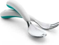 OXO Tot Vork & Lepel - Bestek Baby En Kind- Oefenbestek -Teal -Pasgeborenen En Jonge Kinderen 1200x930 6