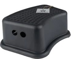 WC Kinderhulp- Toilettrainer- Anti-Slip Opstapje Krukje- Keuken Kruk- Badkamer Opstapje- Antraciet