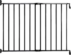 Noma Extending Metal Gate Black (62 Cm - 102 Cm)