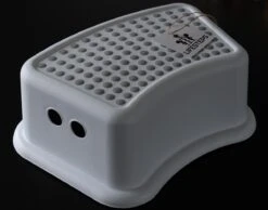 Lifesteps WC Kinderhulp - Toilettrainer - Anti-Slip Opstap Krukje - Wit/Grijs