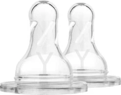 Dr. Brown's Options+ Anti-colic Y-speen - Voor Standaard Halsfles - 2 Stuks -Pasgeborenen En Jonge Kinderen 1200x948 1