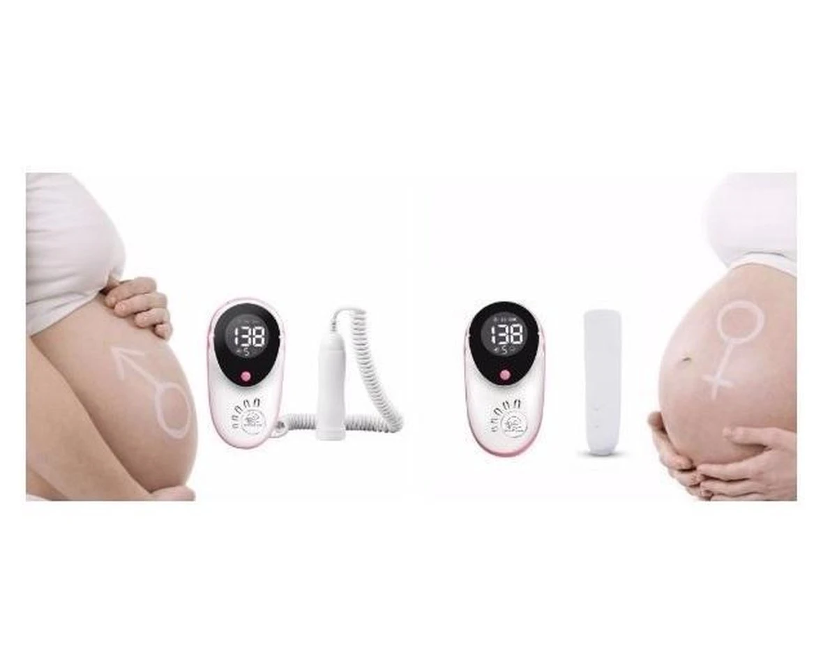 Merkloos Doppler - Baby Hartmonitor - Duurzaam - Inclusief Dopplergel - Met LCD Kleuren Scherm 9 Merkloos Doppler - Baby Hartmonitor - Duurzaam - Inclusief Dopplergel - Met LCD Kleuren Scherm - Afbeelding 9