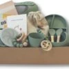 Kids Cultures | Giftbox XL | Groen | Kraamcadeau Jongen & Meisje | Kraammand | Babyshower Cadeau | Kies Uit 6 Unieke Kleuren