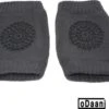 Set Van 2 Baby Kniebeschermers - Donkergrijs - Baby Kniepads - Unisex - One Size - ODaani