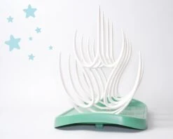 Flouer Flessen Droogrek - Flessenrek Baby - Droogrek Flessen Baby - Drying Rack - Afdruiprek Babyfles - Groen -Pasgeborenen En Jonge Kinderen 1200x960 5