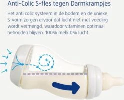 Difrax - S-Fles Natural - Babyfles Bruin- 0+ Maanden - 170ml -Pasgeborenen En Jonge Kinderen 1200x966