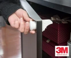 Monte Golia 10 Magneet Kindersloten + 2 Magneet Sleutels - Kinderslot Kastjes - Kinderslot Met 3M Tape