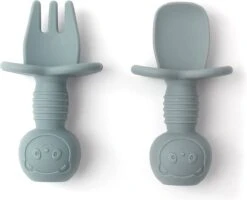 4 Setjes - Baby Bestek - Vork En Lepel - Kinderbestekset - Groen Blauw -Pasgeborenen En Jonge Kinderen 1200x971 6