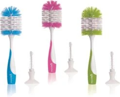 Munchkin Bristle/flessenborstel Blauw -Pasgeborenen En Jonge Kinderen 1200x974