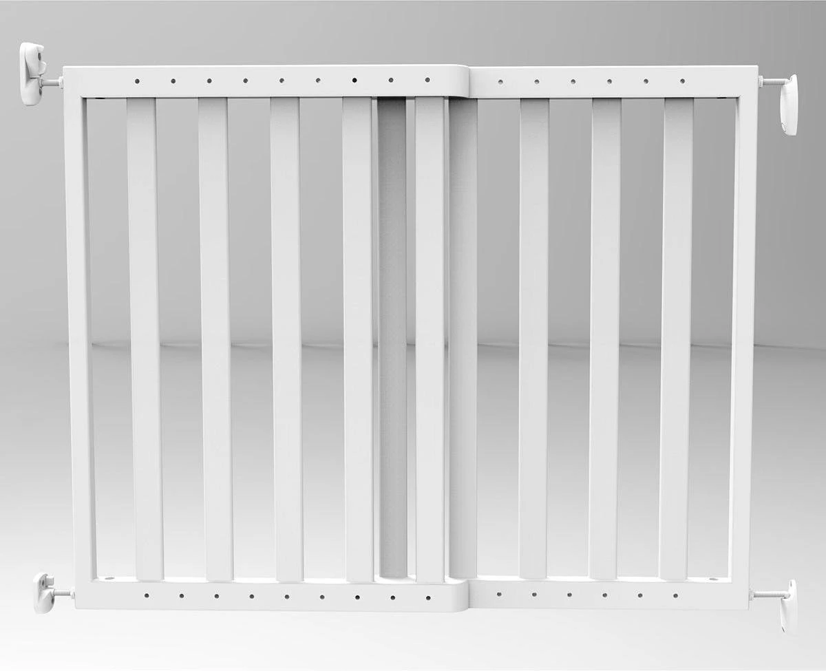 Noma Veiligheidshekje Verstelbaar 63.5-106 Cm Hout Wit 94153 12 Noma Veiligheidshekje Verstelbaar 63.5-106 Cm Hout Wit 94153 - Afbeelding 12