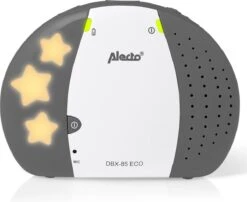 Alecto DBX-85 LIMITED - Full Eco DECT Babyfoon - Wit/Antraciet -Pasgeborenen En Jonge Kinderen 1200x982 2