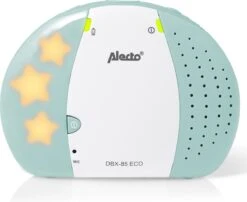 Alecto DBX-85MT - Full Eco DECT Babyfoon - Wit/Mintgroen -Pasgeborenen En Jonge Kinderen 1200x983 3