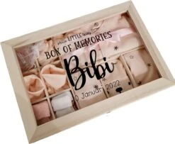 Gepersonaliseerd Kraamcadeau Meisje - Herinneringsdoos Baby- Baby Geschenkset - Kraamcadeau - Baby Memorie Box - Babyshower Cadeau - Babycadeau - 10 In 1 Kado - Cadeau Met Naam -Pasgeborenen En Jonge Kinderen 1200x984 2