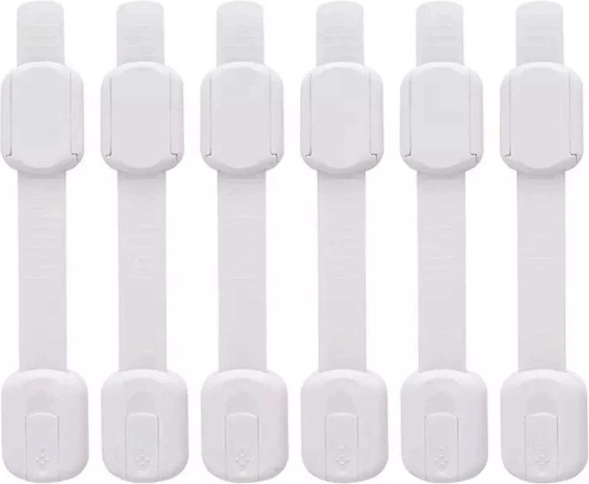 Kinderslot Kastjes - Zelfklevend - Verstelbaar - Wit - 6 Stuks - Kinderslot - Kinderslot Kast - Kinderslot Lade - Kinderslot Keukenkastje - Kinderslot Koelkast 2 Kinderslot Kastjes - Zelfklevend - Verstelbaar - Wit - 6 Stuks - Kinderslot - Kinderslot Kast - Kinderslot Lade - Kinderslot Keukenkastje - Kinderslot Koelkast - Afbeelding 2