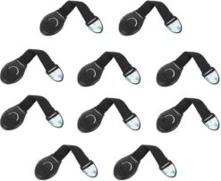 Zelfklevend Kinderslot -Kinderslot Kastjes - Kinder Ladeslot - Koelkastslot - Baby Veiligheid - 10 Stuks - Zwart - Met Sterke 3M Tape