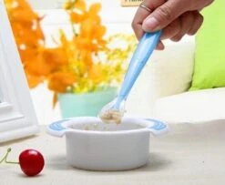 Merkloos Siliconen Baby Lepels Met Soft Tip - BPA Vrij - Inclusief Bijtring - 5 Stuks -Pasgeborenen En Jonge Kinderen 1200x988 6