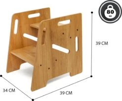 Minera® Opstapje Montessori - Leertoren - Learning Tower - Keukentoren - Stevig & Robuust - Opstapje - Antislip Opstapje - Leertoren Kids - Leer Toren -Pasgeborenen En Jonge Kinderen 1200x996 2