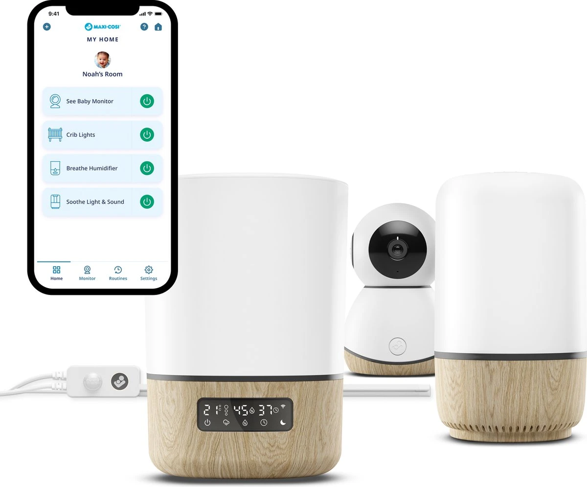 Maxi-Cosi Connected Home - See Babyfoon - Babyfoon Met App - Altijd Dichtbij - Geluid En Bewegingsdetectie 6 Maxi-Cosi Connected Home - See Babyfoon - Babyfoon Met App - Altijd Dichtbij - Geluid En Bewegingsdetectie - Afbeelding 6