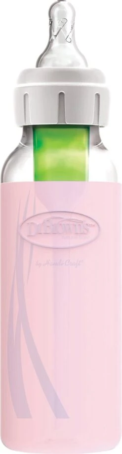 Dr. Brown's Flesbeschermer Standaard Hals Roze 250ml