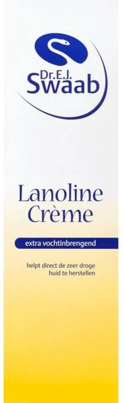 Dr Swaab Lanoline Creme - Tepel Creme Droge Huid - 30 Gram -Pasgeborenen En Jonge Kinderen 372x1200