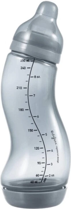 Difrax - S-Fles Natural - Babyfles Stone - 0+ Maanden - 250ml