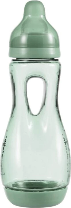 Difrax Handgreep Babyfles 240 Ml Natural - Anti-Colic - Sage|Groen -Pasgeborenen En Jonge Kinderen 411x1200 3