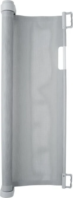 Balloe Oprolbaar Traphekje – Veiligheidshekje - Kinderhekje – Babyhekje – Traphek – Hondenhek – Grijs -Pasgeborenen En Jonge Kinderen 443x1200 2