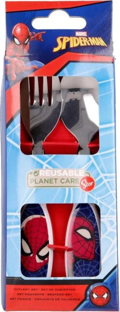 Spiderman Bestekset - Spiderman Bestek - Marvel Bestek -Pasgeborenen En Jonge Kinderen 463x1200 2