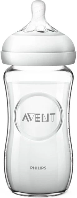 Philips Avent Glazen SCF053/17 - Natural-babyfles - 1m+ - 240ml -Pasgeborenen En Jonge Kinderen 470x1200 1
