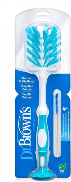 Dr. Brown's - Flessenborstel De Luxe - Inclusief Mini Borstel - Blauw 10 Dr. Brown's - Flessenborstel De Luxe - Inclusief Mini Borstel - Blauw -Pasgeborenen En Jonge Kinderen 474x1200 2