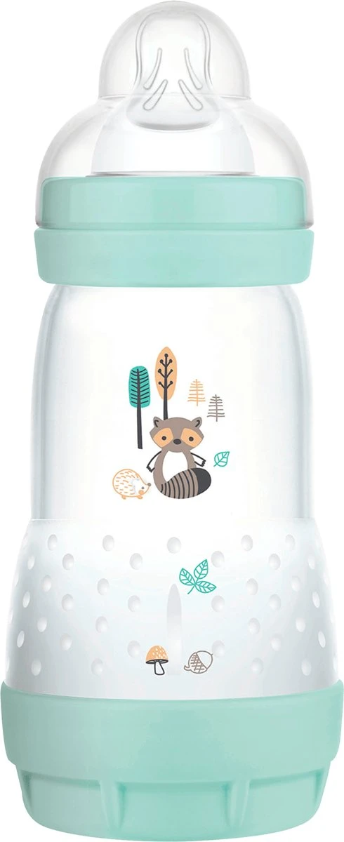 MAM Babyfles Easy Start Anti-Colic Elements Groen 260 Ml, 1 St 1 MAM Babyfles Easy Start Anti-Colic Elements Groen 260 Ml, 1 St