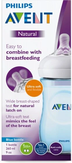Philips Avent - Natural Zuigfles - 1+ Mnd - 260ml - SCF035/17 14 Philips Avent - Natural Zuigfles - 1+ Mnd - 260ml - SCF035/17 -Pasgeborenen En Jonge Kinderen 530x1200 5
