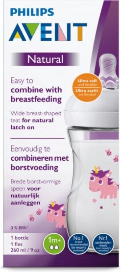 Philips Avent Natural Babyfles - SCF070/25 Babyfles (1m+) Voor Langzame Toevoer - 1x. 24 Philips Avent Natural Babyfles - SCF070/25 Babyfles (1m+) Voor Langzame Toevoer - 1x. -Pasgeborenen En Jonge Kinderen 534x1200 6