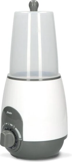 Alecto BW-512 CAR+ - Flessenwarmer 500W - Snelle Opwarming En Sterilisatie Thuis En Onderweg - Geleverd Met 12V Auto Adapter En Stoomkap - Wit -Pasgeborenen En Jonge Kinderen 535x1200