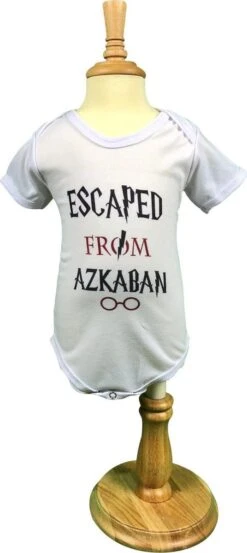 Harry Potter, Rompertje, Baby, Babyspullen, Uniseks, Escaped From Azkaban, Dementor, Babykleding, Babykleertjes, Babypakje, Zweinstein, Tovenaars, Magisch, FIFO Romper