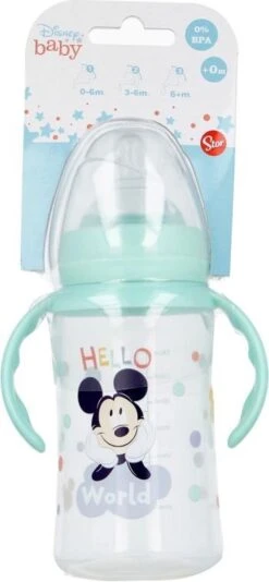 Disney Mickey Mouse - Baby Drinkfles - Met Handgrepen -Pasgeborenen En Jonge Kinderen 555x1200 1