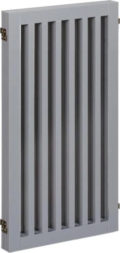 Relaxdays Veiligheidshekje Hout - 92 Cm Hoog - Traphekje - Deurhek - Zonder Boren - Grijs - 3 Panelen -Pasgeborenen En Jonge Kinderen 569x1200 1