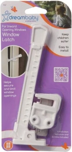 Dreambaby Raamslot Voor Binnenkerende Ramen - Raambeveiliging Kinderen - Wit -Pasgeborenen En Jonge Kinderen 575x1200 3