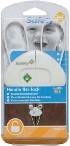 Safety 1st Handle Flex Lock - Kastslot - Voor Kast Met Handgrepen - Wit -Pasgeborenen En Jonge Kinderen 577x1200 3